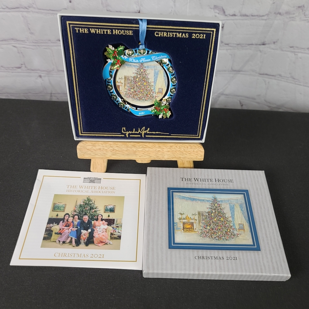 The White House Historical Association Christmas Ornament 2021 LBJ
